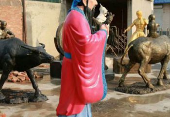 園林孔子雕塑 風(fēng)景區(qū)學(xué)校雕塑 廣場小品