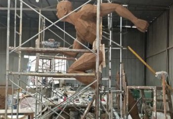 抽象蜘蛛俠雕塑 店門口彩繪雕塑 步行街?jǐn)[件