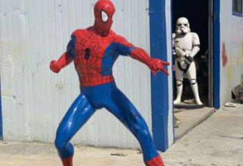 卡通蜘蛛俠雕塑 酒店公園雕塑 風(fēng)景區(qū)擺件