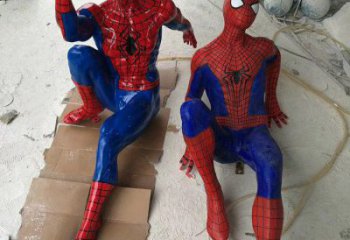 園林蜘蛛俠雕塑 風景區(qū)卡通雕塑 廣場小品