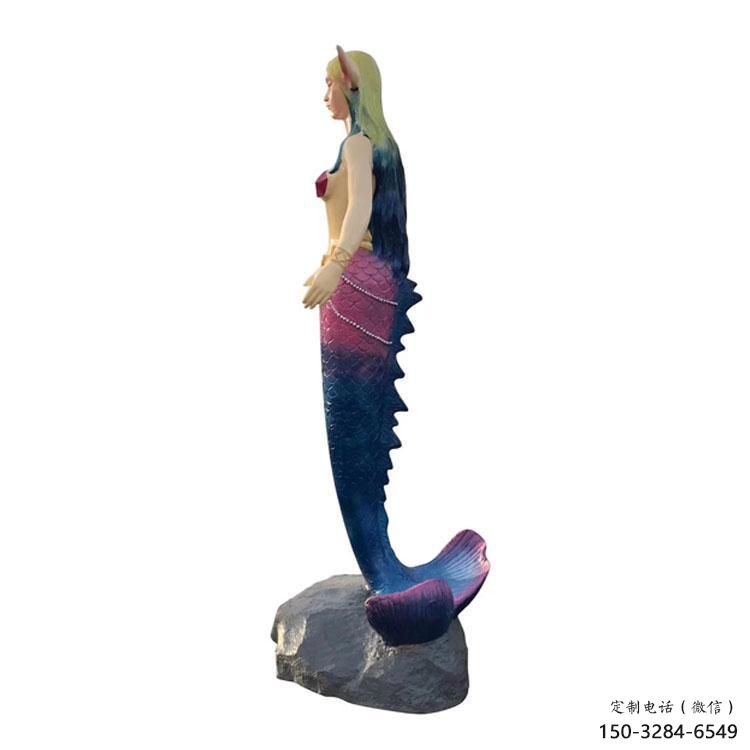 別墅區(qū)美人魚雕塑 大型別墅區(qū)雕塑 抽象動(dòng)漫雕塑