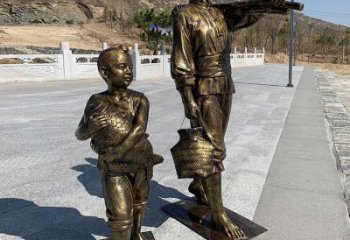 大門(mén)口爆米花雕塑 公園民俗雕塑 仿真小吃雕塑