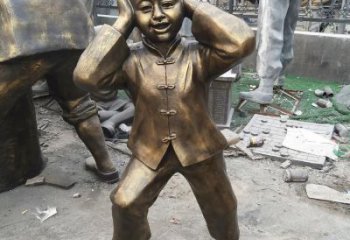 街道爆米花雕塑 現(xiàn)代景觀民俗雕塑 彩繪小吃雕塑