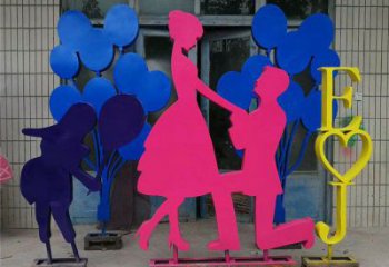 商場(chǎng)情侶雕塑 幸福雕塑 店門口小品