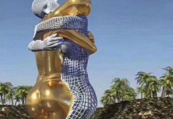 園林情侶雕塑 風景區(qū)幸福雕塑 廣場小品