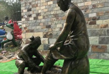 室內(nèi)孝道雕塑 仿真景觀人物雕塑 大型文化雕塑