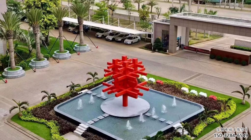 燈光中國(guó)結(jié)雕塑 餐飲店雕塑 商業(yè)街文化雕塑