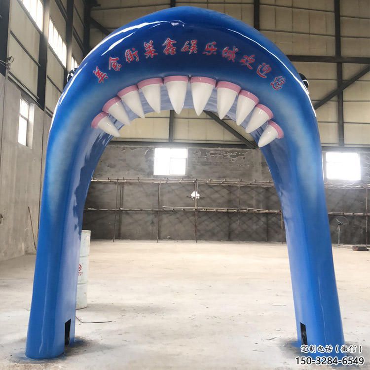 大門(mén)口大門(mén)雕塑 發(fā)光公園雕塑 仿真拱門(mén)雕塑