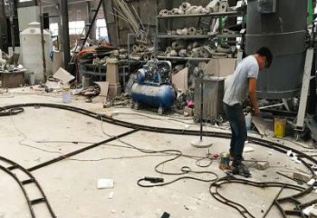 大門口扇子雕塑 發(fā)光公園雕塑 仿真扇形雕塑