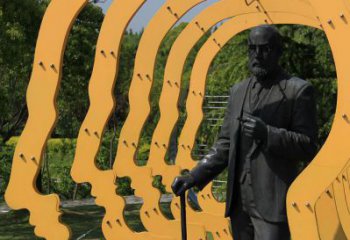 步行街大門雕塑 游樂場(chǎng)景觀雕塑 鑄造拱門雕塑