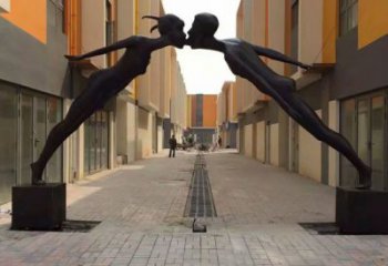 游樂場大門雕塑 發(fā)光公園雕塑 噴漆拱門雕塑