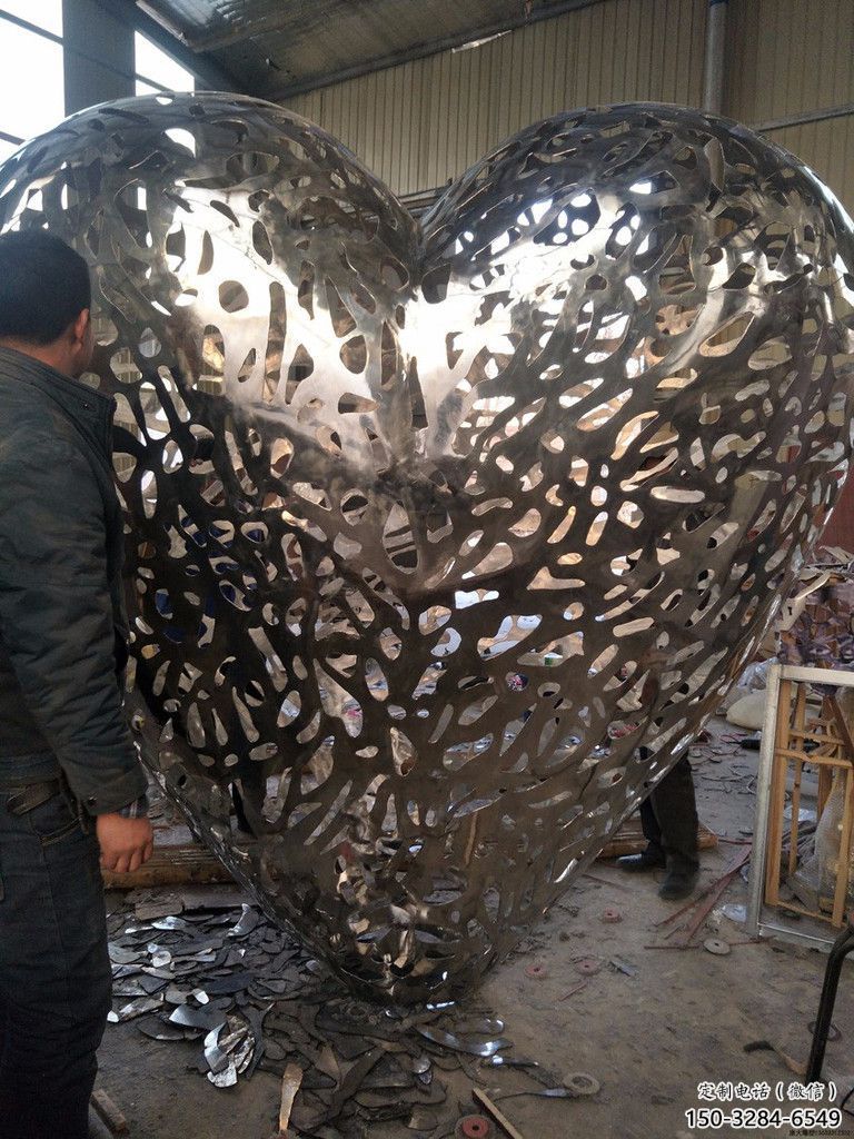 愛(ài)心雕塑 噴水園林雕塑 政府雕塑