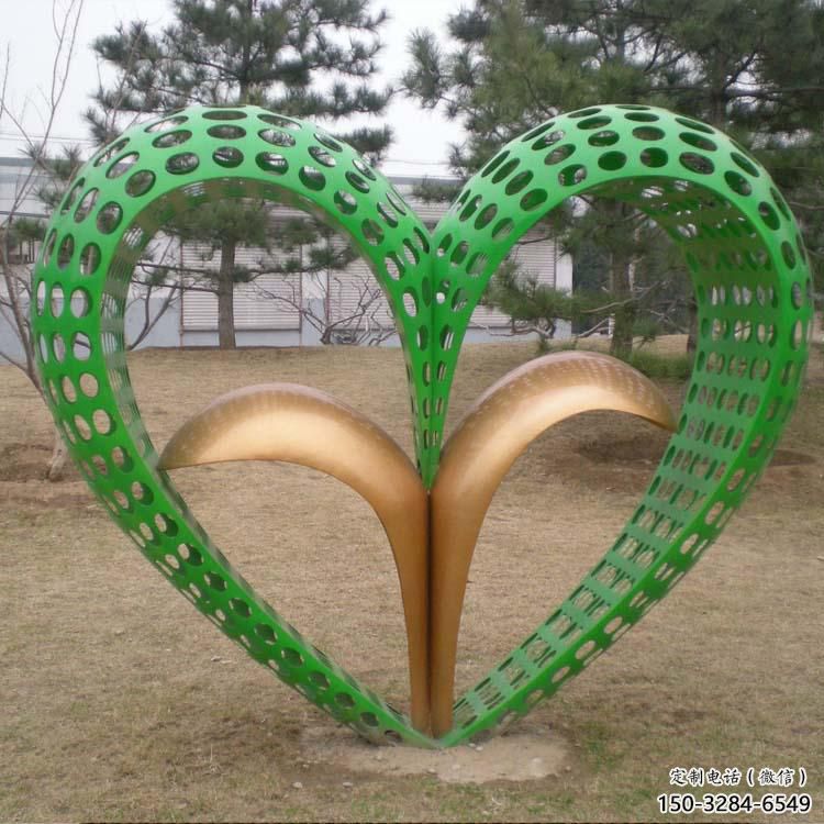 雙心雕塑廠家，創(chuàng)意設(shè)計，城市園林小品