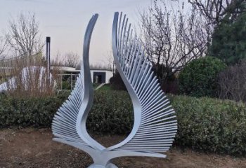 幼兒園鳳尾雕塑，鐵藝文化雕塑，鑄造制作