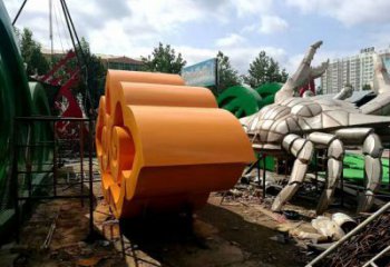 草地云彩雕塑 現(xiàn)代校園祥云雕塑 大型祥云雕塑