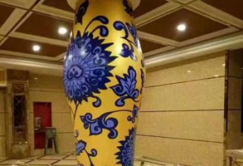 庭院花瓶雕塑 公園瓶子雕塑 鍛造雕塑