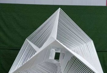 廣場正方形雕塑 抽象正方體雕塑 烤漆方塊雕塑