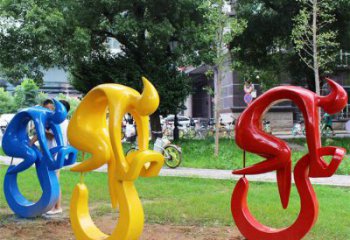 房地產(chǎn)自行車雕塑 剪影體育雕塑 鍛造運(yùn)動(dòng)員雕塑