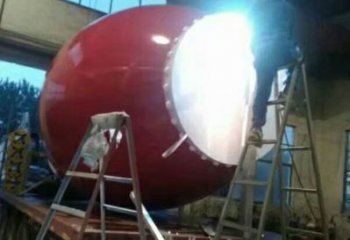 廣場大鼓雕塑 抽象鑼鼓雕塑 烤漆雕塑