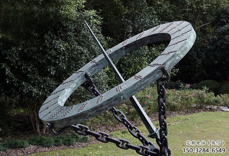 草地日晷雕塑廠家 現(xiàn)代校園雕塑 大型計(jì)時(shí)雕塑