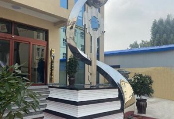 幾何鑰匙雕塑 發(fā)光公園金鑰匙雕塑 大門口雕塑