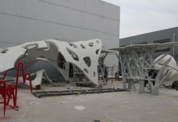 美陳數(shù)字雕塑 異形噴水文字雕塑 酒店雕塑