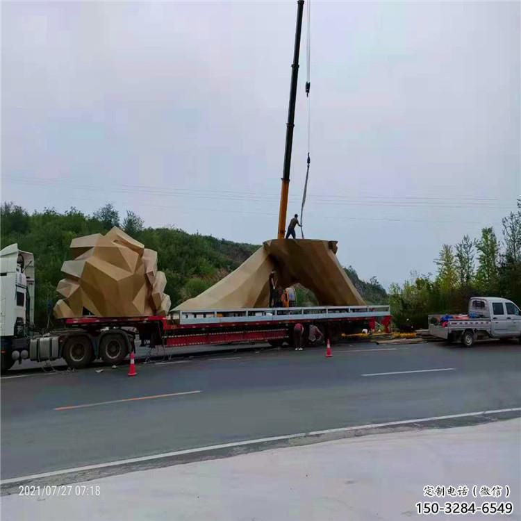 中式握手雕塑 啞光雕塑 游樂場誠信雕塑