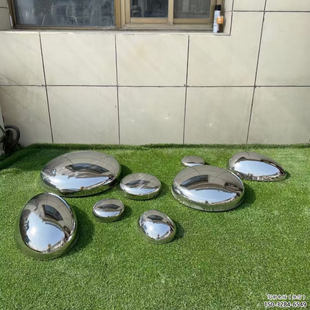 大型石塊雕塑 歐式步行街石頭雕塑 彩繪景觀石雕塑