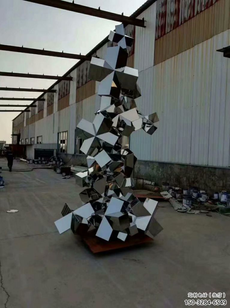 房地產(chǎn)石塊雕塑 剪影景觀石雕塑 鍛造石頭雕塑