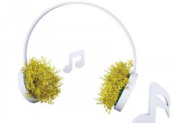 草地耳麥雕塑 現(xiàn)代校園耳機(jī)雕塑 大型音樂(lè)雕塑