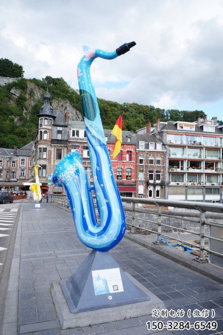 鑄造薩克斯雕塑 中式村口西方樂(lè)隊(duì)雕塑 景觀(guān)樂(lè)器雕塑