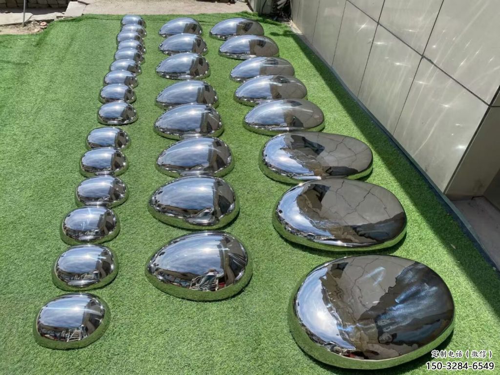 步行街鵝卵石雕塑 游樂場(chǎng)空心石雕塑 鑄造雕塑