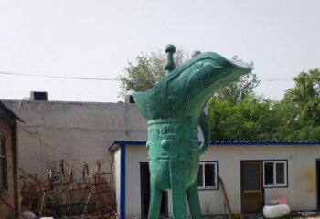 仿古酒尊雕塑 騰飛酒尊杯雕塑 房地產(chǎn)酒器雕塑
