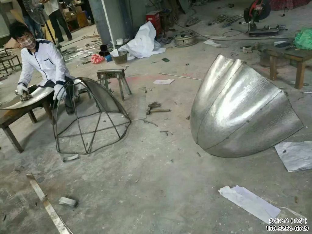 別墅區(qū)蓮藕雕塑 大型別墅區(qū)雕塑 鍛造蓮科雕塑