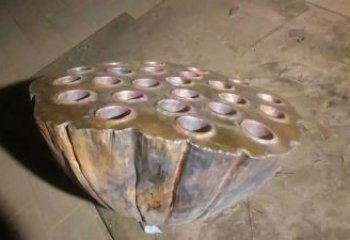 景觀蓮蓬雕塑 烤漆大型植物雕塑 酒店雕塑