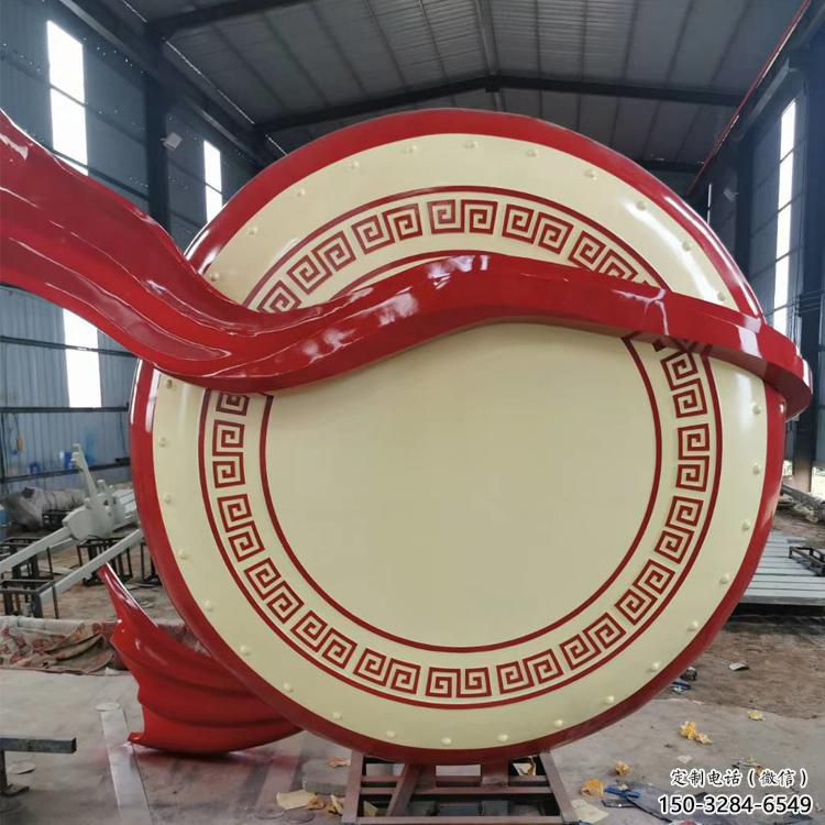 戰(zhàn)鼓雕塑 歐式步行街喜慶雕塑 大型民族雕塑