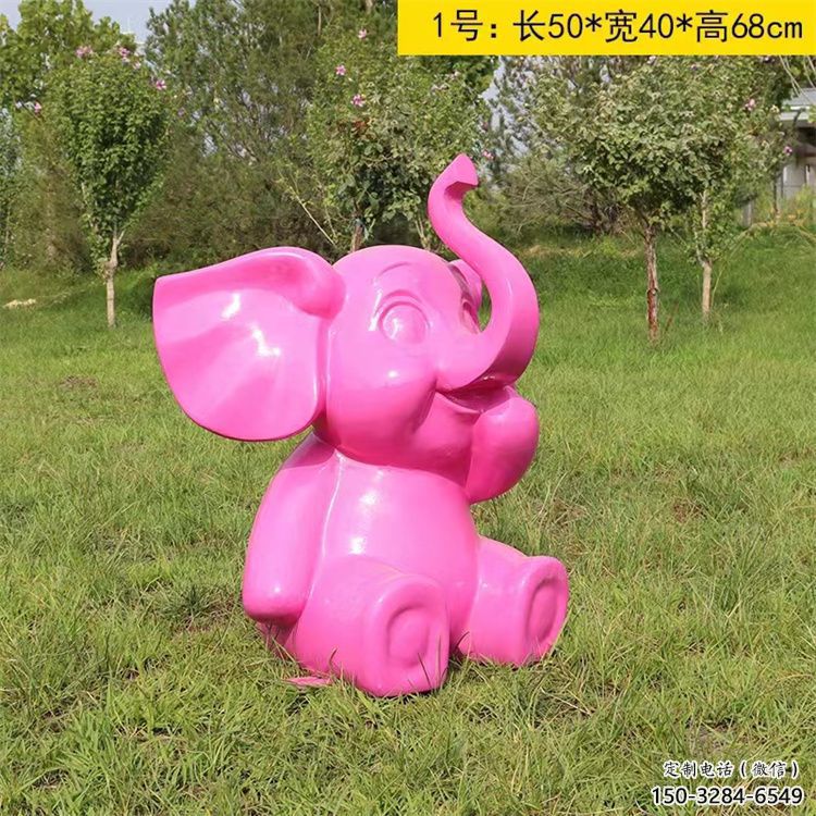 大象雕塑精選，美陳雕塑，彩繪大象雕塑通用