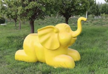景觀大象雕塑承接，城市裝飾，彩繪大象雕塑生產(chǎn)商