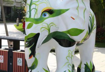 景觀大象雕塑供需，廣場(chǎng)雕塑，彩繪大象雕塑選用