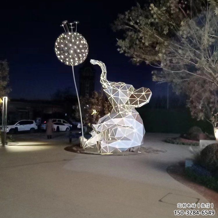 大象雕塑提供，多彩藝術(shù)，中式烤漆大象雕塑通用