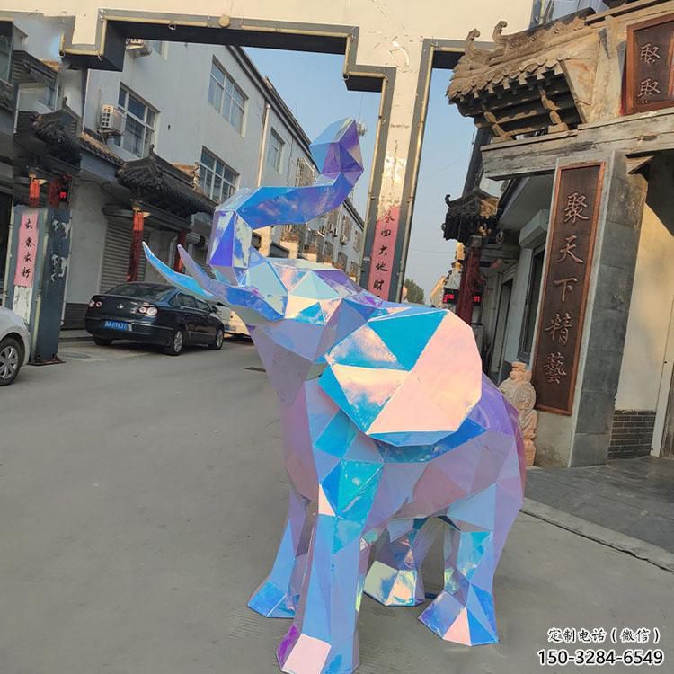 地產(chǎn)大象雕塑提供，露天雕塑，烤漆大象雕塑生產(chǎn)承接