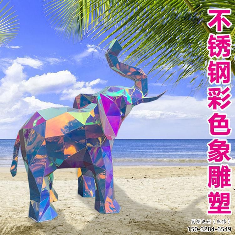 商場大象雕塑展品，景觀概念，景觀烤漆大象雕塑優(yōu)選