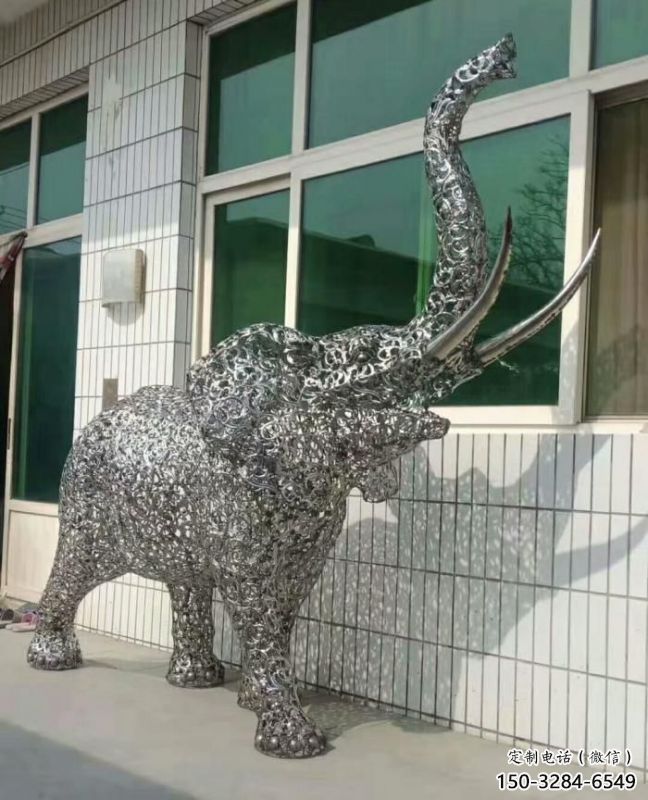 大象雕塑通用，街頭雕塑，鏤空大象雕塑標(biāo)準(zhǔn)