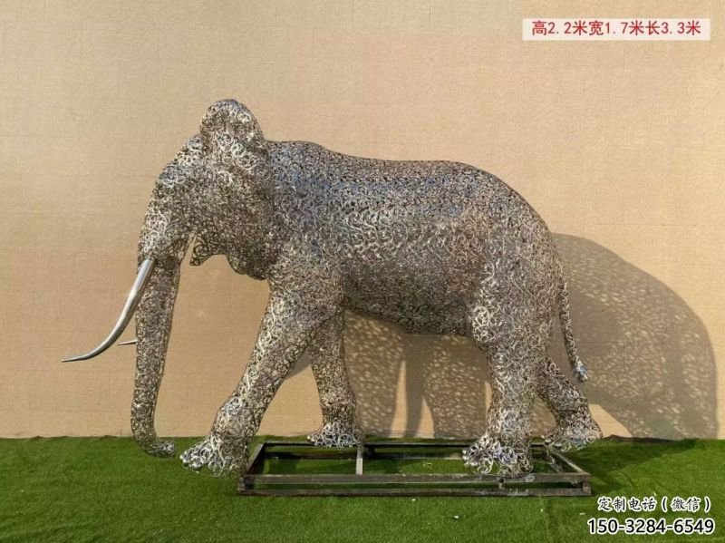大象雕塑選定，景觀雕塑，景觀鏤空大象雕塑生產(chǎn)商