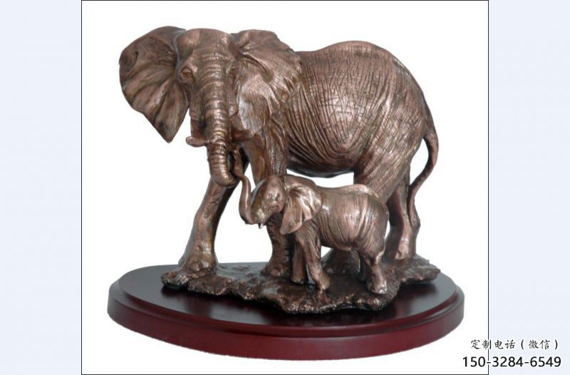 地產(chǎn)大象雕塑供應(yīng)，地標(biāo)擺件，紅銅大象雕塑制造
