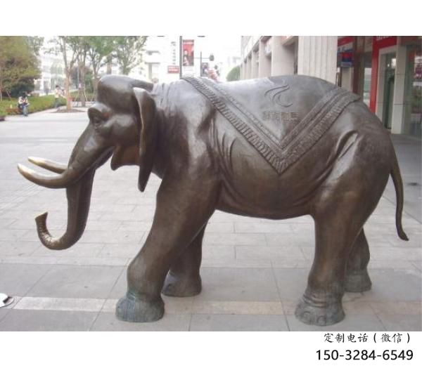 銅大象雕塑優(yōu)選，陸地?cái)[件，銅大象雕塑生產(chǎn)