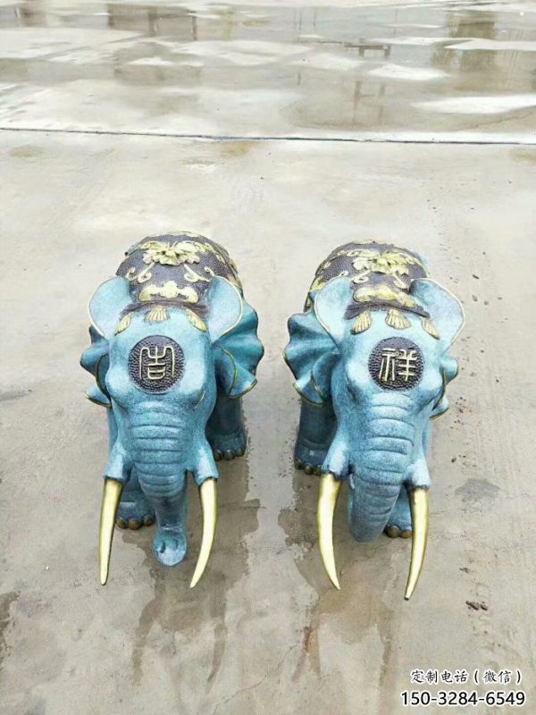 大象雕塑選用，鑄造工藝，彩繪大象雕塑生產(chǎn)廠家