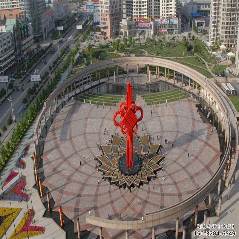 大型中國結(jié)雕塑