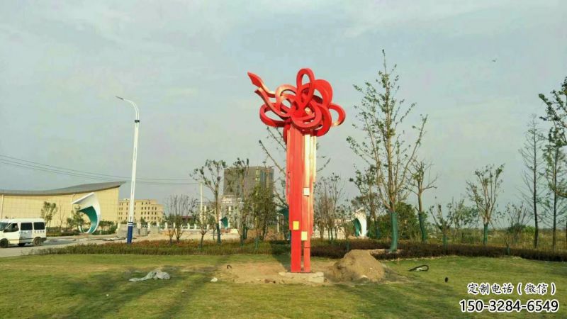 政府中國(guó)結(jié)雕塑