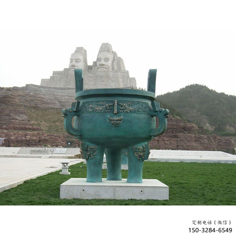 圓鼎雕塑，銅器景觀雕塑，鑄銅工藝